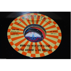 Little Anthony & The Imperials When You Wish Upon A Star / I'm Still In Love With You Vinyl 7" USED