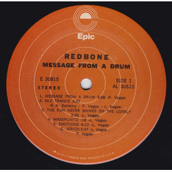 Redbone Message From A Drum Vinyl LP USED