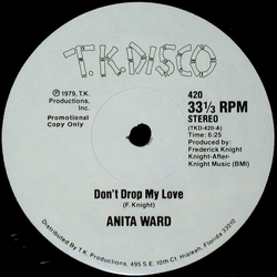 Anita Ward Don't Drop My Love / Spoiled By Your Love Vinyl 12" USED