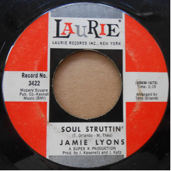 Jamie Lyons (2) Soul Struttin' / Flowers To Sunshine Vinyl 7" USED