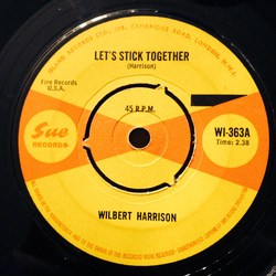 Wilbert Harrison Let's Stick Together / Kansas City Twist Vinyl 7" USED