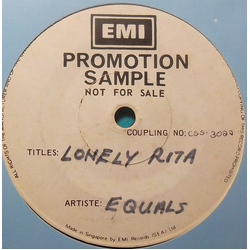 The Equals Softly, Softly Vinyl 7" USED