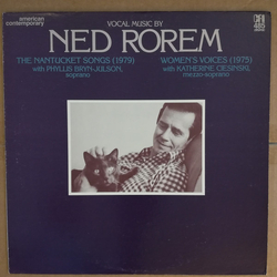 Ned Rorem Vocal Music By Ned Rorem Vinyl LP USED