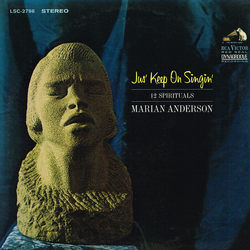 Marian Anderson Jus' Keep On Singin' Vinyl LP USED