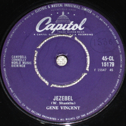 Gene Vincent Jezebel / Maybe Vinyl 7" USED