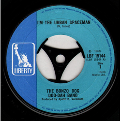 Bonzo Dog Doo-Dah Band I'm The Urban Spaceman Vinyl 7" USED