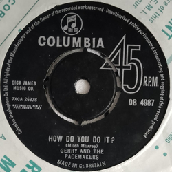 Gerry & The Pacemakers How Do You Do It ? Vinyl 7" USED