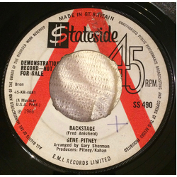 Gene Pitney Backstage Vinyl 7" USED
