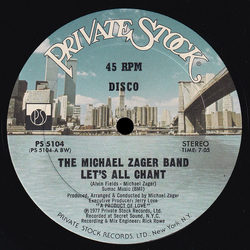 The Michael Zager Band Let's All Chant / Love Express Vinyl 12" USED