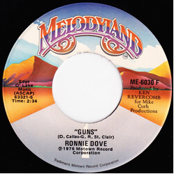 Ronnie Dove Guns / Right Or Wrong USED VINYL 7INCH 45 RPM SINGLE