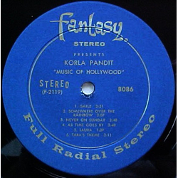 Korla Pandit Music Of Hollywood Vinyl LP USED