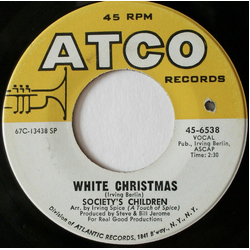 Society's Children (3) White Christmas / I'll Let You Know Vinyl 7" USED