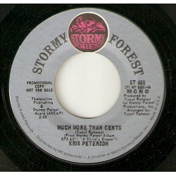 Kris Peterson Much More Than Cents Vinyl 7" USED