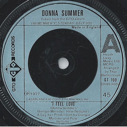Donna Summer I Feel Love Vinyl 7" USED