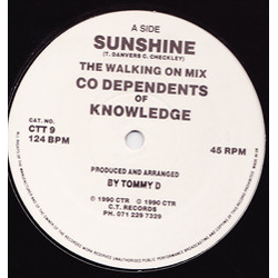 Co Dependents Of Knowledge Sunshine Vinyl 12" USED