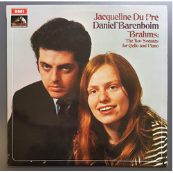 Johannes Brahms / Jacqueline Du Pré / Daniel Barenboim The Two Sonatas For Cello And Piano Vinyl LP USED
