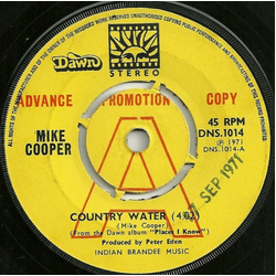 Mike Cooper Country Water / Night Journey Vinyl 7" USED