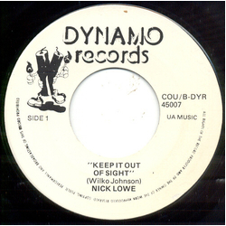 Nick Lowe Keep It Out Of Sight Vinyl 7" USED