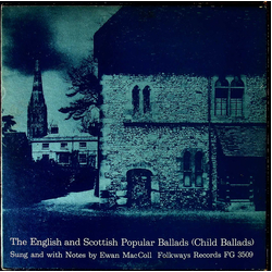 Ewan MacColl The English And Scottish Popular Ballads (Child Ballads) Vinyl LP USED