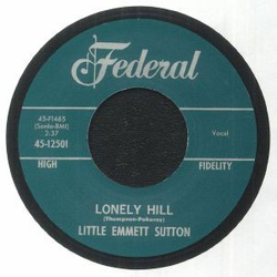 Emmett Sutton Lonely Hill / Mom, Won't You Teach Me To Monkey Vinyl 7" USED