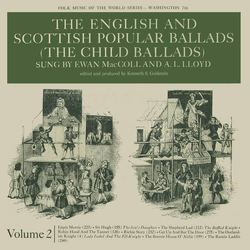Ewan MacColl / A. L. Lloyd The English And Scottish Popular Ballads (The Child Ballads) Volume 2 Vinyl LP USED