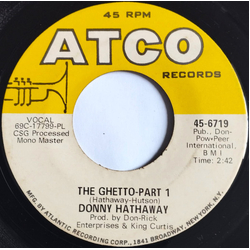 Donny Hathaway The Ghetto Vinyl 7" USED