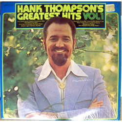 Hank Thompson Hank Thompson's Greatest Hits Vol 1 Vinyl LP USED