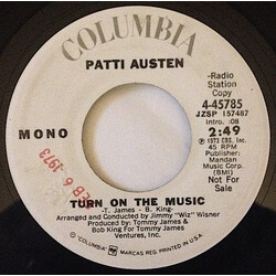 Patti Austin Turn On The Music USED VINYL 7INCH 45 RPM PROMO STEREO MONO