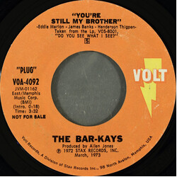 Bar-Kays You're Still My Brother USED VINYL 7INCH 45 RPM PROMO STYRENE