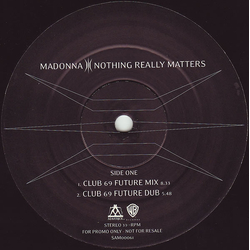Madonna Nothing Really Matters Vinyl 12" USED