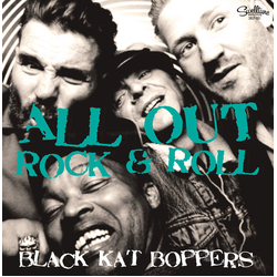 Black Kat Boppers All out rock & roll Vinyl LP USED