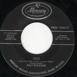 Billy Eckstine Gigi / Trust In Me USED VINYL 7INCH SINGLE 45 RPM