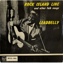 Leadbelly Rock Island Line And Other Folk Songs Vinyl 7" USED
