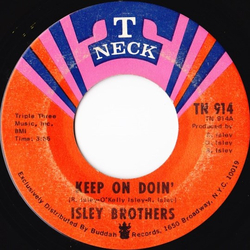 The Isley Brothers Keep On Doin' Vinyl 7" USED