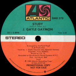 J. Gayle Gaymon Study Vinyl 12" USED