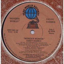 Sandy Barber Wonder Woman Vinyl 12" USED