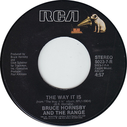 Bruce Hornsby And The Range The Way It Is Vinyl 7" USED