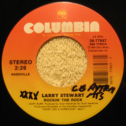 Larry Stewart Rockin' The Rock Vinyl 7" USED