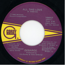 Debarge All This Love Vinyl 7" USED