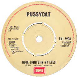Pussycat (2) Blue Lights In My Eyes Vinyl 7" USED