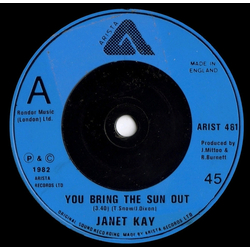 Janet Kay / Jackie Mittoo You Bring The Sun Out / Jackie's Rockers Vinyl 7" USED