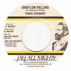 Tinga Stewart Babylon Falling Vinyl 7" USED