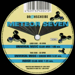 Meteor Seven Universal Music Vinyl 12" USED