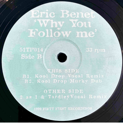 Eric Benét Why You Follow Me Vinyl 12" USED