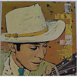 Hank Williams Let Me Sing A Blue Song Vinyl LP USED