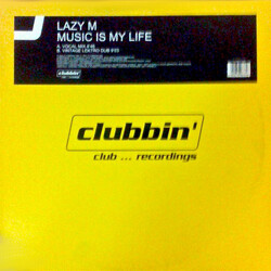 Lazy M Music Is My Life USED VINYL 12INCH
