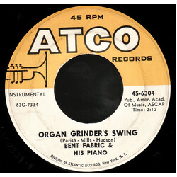 Bent Fabric Organ Grinder's Swing USED VINYL 7INCH 45 RPM