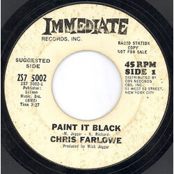 Chris Farlowe Paint It Black / You're So Good For Me USED VINYL 7INCH 45 RPM