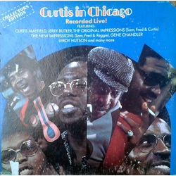 Curtis Mayfield Curtis In Chicago - Recorded Live Vinyl LP USED
