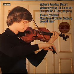 Wolfgang Amadeus Mozart / Thomas Zehetmair / Das Mozarteum Orchester Salzburg / Leopold Hager Violinkonzert Nr. 1 B-Dur, KV 207, Serenade Nr. 3 D-Dur,